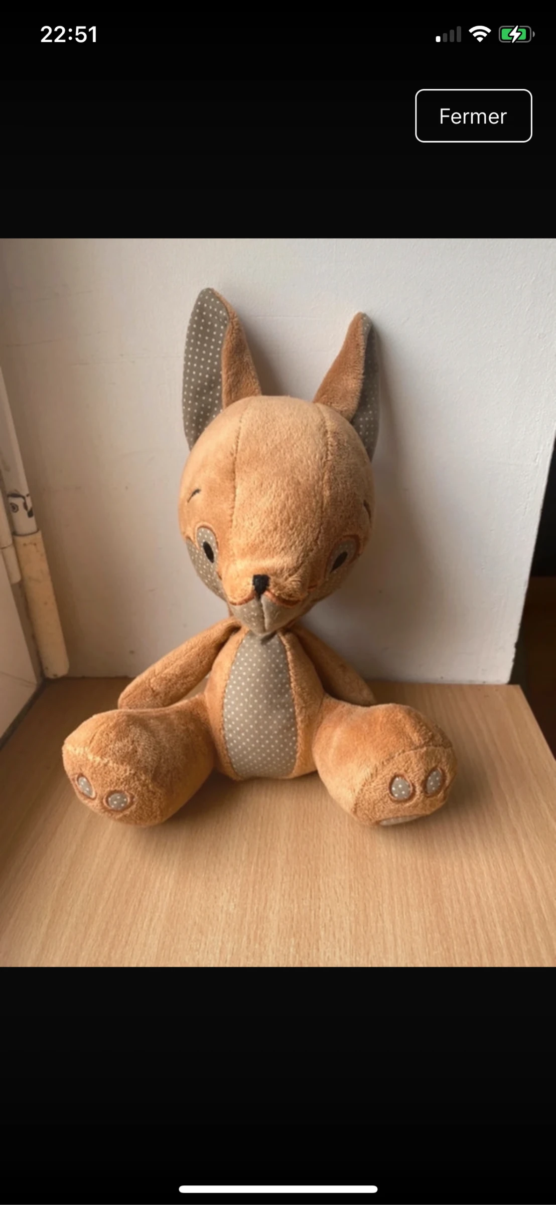 Doudou renard Augusta